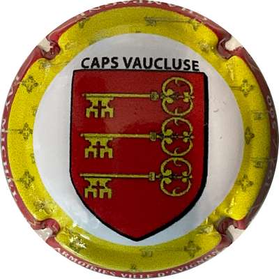 N°NR Caps's Vaucluse, armoiries ville D'Avignon, 500 expl
Photo Bruno HEBMANN GONTIER
Mots-clés: NR