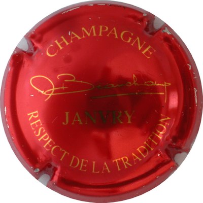 N°02a Rouge vif métallisé et or, barre longue du E de champagne
Photo GOURAUD Jacques
