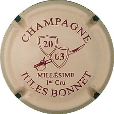 N°06a 2003 Crème, cuvée BONNET Jules
Photo BENEZETH Louis
