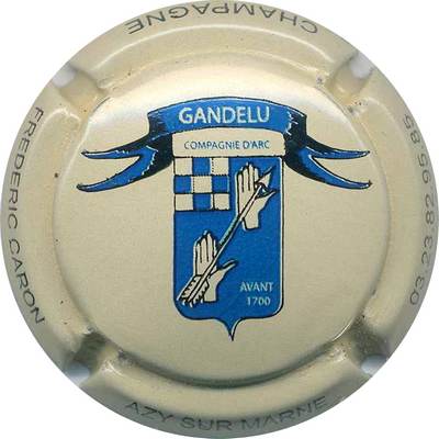 N°11a Gandelu, compagnie d'arc, fond crème
Photo Claude BOISARD
