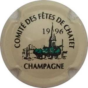 1996 Eglise, Comité de fàªtes de CHATET, fond crème (PUBLICITAIRE)
Photo HELIOT Laurent
