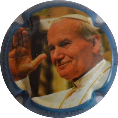 N°18 Série de 6 (Jean-Paul II), contour bleu sale
Photo Vincent LOUVET
