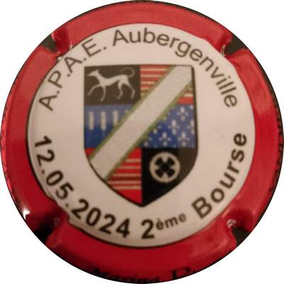 N°148b 2ème bourse D'aubergenville, écusson, contour rouge, 12-05-2024
Photo Jean François
