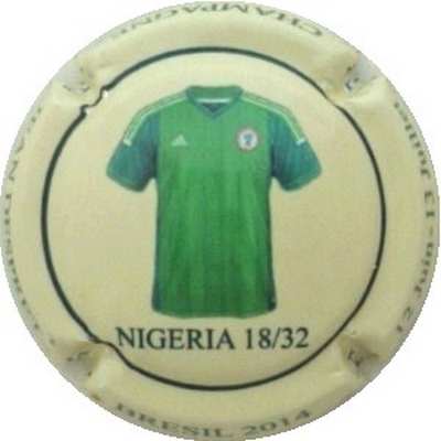 N°11a 3ème série, Nigeria, coupe du monde du Brésil, 18 sur 32
Photo J.R.
