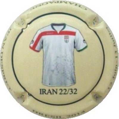 N°11e 3ème série, Iran, coupe du monde du Brésil, 22 sur 32
Photo J.R.

