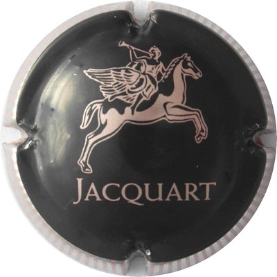 N°18 Cheval rosé, contour métal, striée, patte arrière a droite du J
Photo THIERRY Jacques
