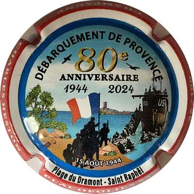 N°54n 80ème anniversaire du débarquement en provence, jéroboam
Photo Bruno HEBMANN GONTIER
