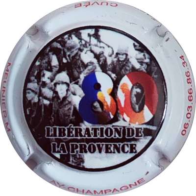 N°NR Série de 6 (80 ans de la libération de la Provence)
Photo Christophe LELU
Mots-clés: NR