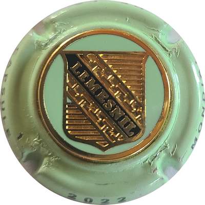 N°28a Capsule bijoux émaillée en relief, contour vert pâle
Photo Joëlle MENNERET
