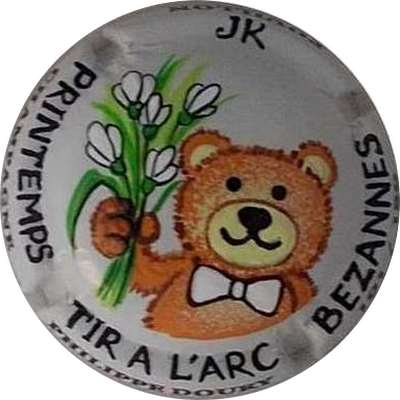 N°NR Club du tir  à l'arc de bezannes, peinte et  numérotée sur 180, printemps 
Photo Gérard DEMOLIN
Mots-clés: NR