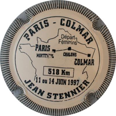 Crème et noir, striée, Paris Colmart 1997
Photo GOURAUD Jacques
