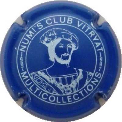 N°01 Numi's  Club Vitryat, 1997, bleu et blanc
Photo J.R.
Mots-clés: PUBLICITAIRE;CLUB