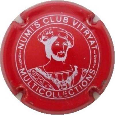 N°01 Numi's  Club Vitryat, 1999, rouge et blanc
Photo J.R.
Mots-clés: PUBLICITAIRE;CLUB