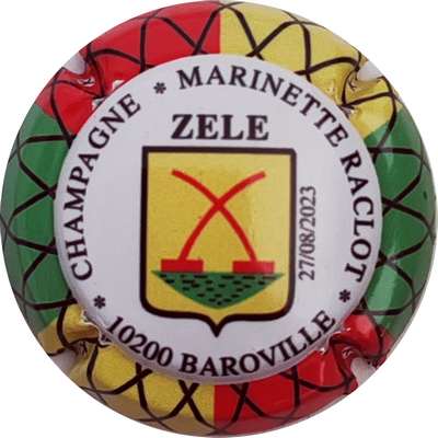 N°56r ZELE, contour vert rouge et jaune, avec date
Photo Christophe LELU
