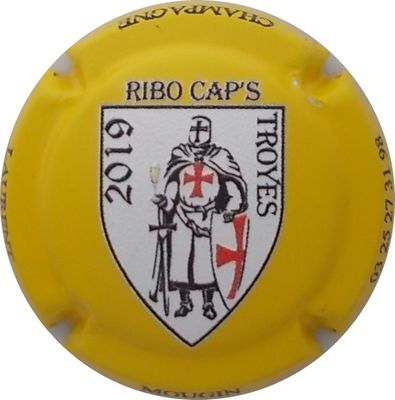 N°44c RIBO CAP'S  2019, En relief, Tirage 500 exemplaires
Photo Gérard DEMOLIN
