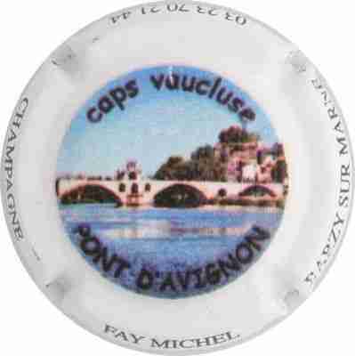 N°28 Caps Vaucluse, Pont d'Avignon. Polychrome en relief
Photo Jacques
