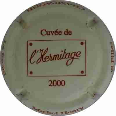 N°14a jéroboam, 2000 crème et bordeaux, cuvée HERMITAGE
Photo Jacques
