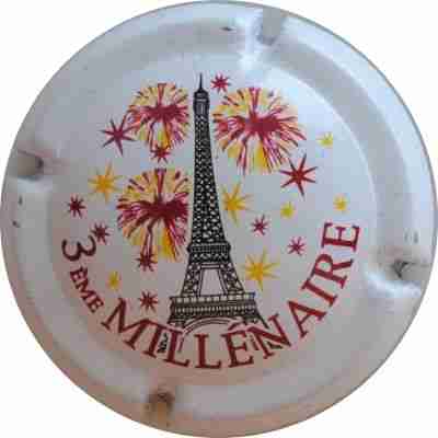N°0652x-NR Tour Eiffel, 3eme millénaire, lettres rouges
Photo BERCE Luc
