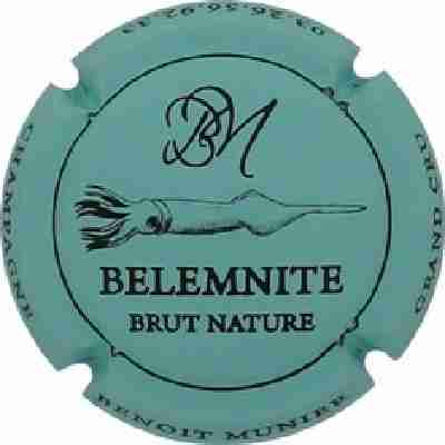 N°16b Cuvée BELEMNITE, turquoise et noir, 500 ex numérotés (Vue sur le site de MUNIER BENOIT)
Photo Louis BENEZETH

