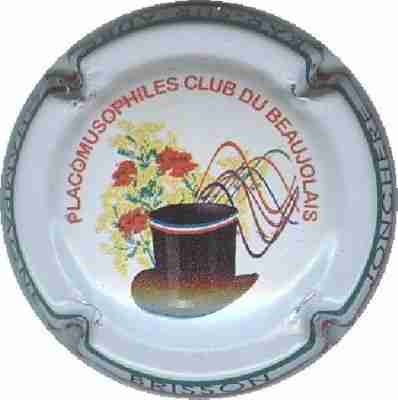 N°031a Placomusophiles Club du Beaujolais, fond blanc, cercles rouge et vert sur contour
Image Yves STEFANI
Mots-clés: CLUB_PLACO
