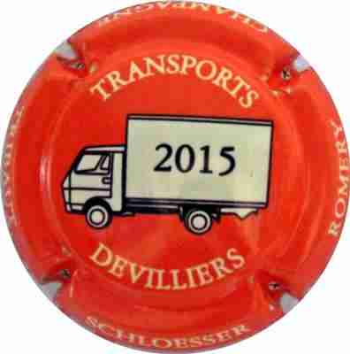 N°39e Transports Devilliers, 2015, Orange, écriture blanche
Photo Marc76
