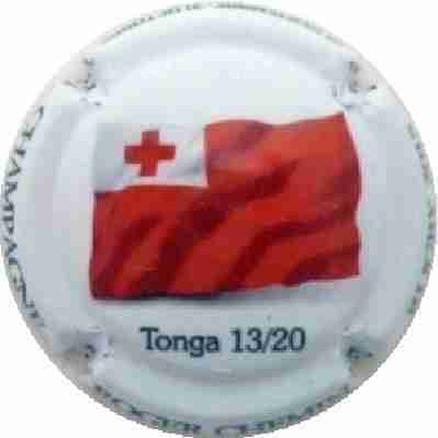 N°03 Série de 20 capsules, 13/20 Coupe du Monde de Rugby 2015, Tonga
Photo J.R.
