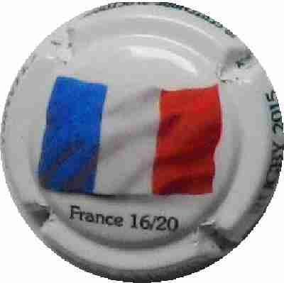 N°03 Série de 20 capsules, 16/20 Coupe du Monde de Rugby 2015, France
Photo Capsules champagne
