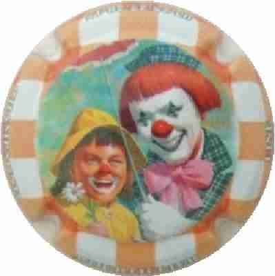 N°07 Série de 6 (Clowns jaunes), contour orange
Photo J.R.
