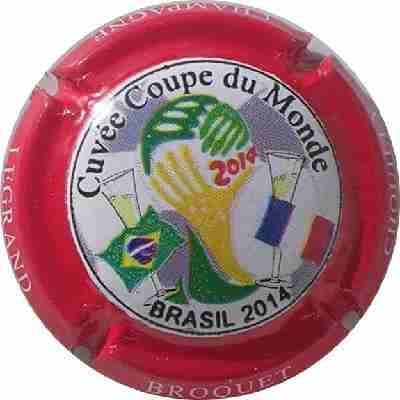 N°04c Série de 4 (Mondial Brasil 2014), contour rouge 
Photo Pierrick
