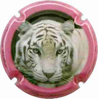 N°07 Série de 6 (tigres), contour rose
Image Yves STEFANI

