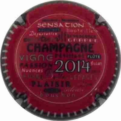 N°0903c Champagne 2014, Rouge, contour noir
Photo COSSEMENT René
