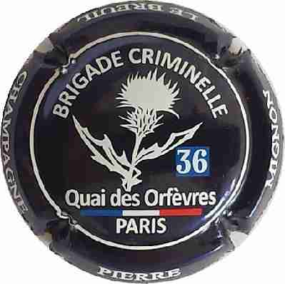 N°091x NR Fond bleu métallisé, brigade criminelle
Photo Jean-Christian HENNERON
