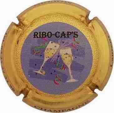 N°42 RIBO CAPS, Fond mauve, contour or
Photo Eric BILLARDELLE

