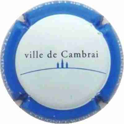 N°10 Ville de Cambrai, blanc contour bleu
Photo J.R.
