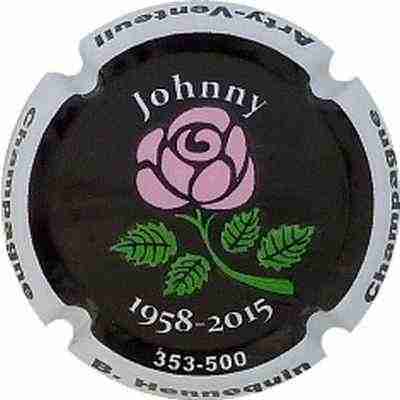 N°033d Johnny 1958-2015, rose rose en relief
Photo BENEZETH Louis

