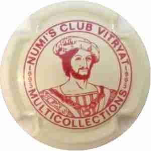 N°01 Numi's  Club Vitryat, 1995, crème et bordeaux
Photo J.R.
Mots-clés: PUBLICITAIRE;CLUB