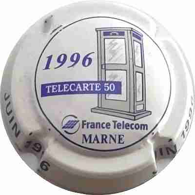 NR TELECARTE 50 - Juin 1996, France Telecom MARNE
Photo COLPART Philippe
Mots-clés: NR