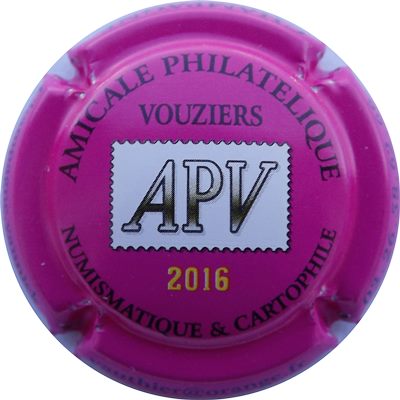 N°02a Amicale philatélique de Vouziers 2016, framboise
Photo René COSSEMENT
