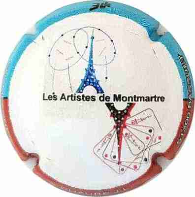N°44e Les Artistes de Montmartre, Jéroboam, Contour rouge et bleu
Photo Gérard T
