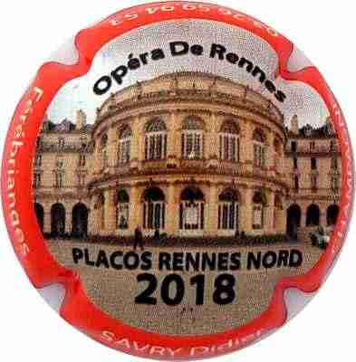 N°31b PLACOS RENNES NORD 2018 - Opera de RENNES jour, numéroté sur 500
Photo Gérard T

