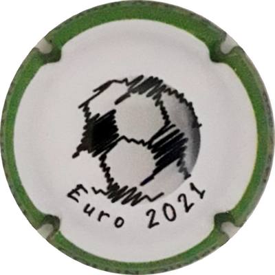 N°22b Euro 2021, Ballon, Contour vert
Photo Martine PUPIN
