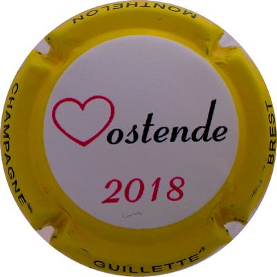N°081a Ostende 2018, Contour jaune
Photo Bernard DUQUENNE
