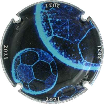 N°112 Euro 2021, Ballon, Noir et bleu, Tirage 1000 sur contour
Photo Bernard DUQUENNE
