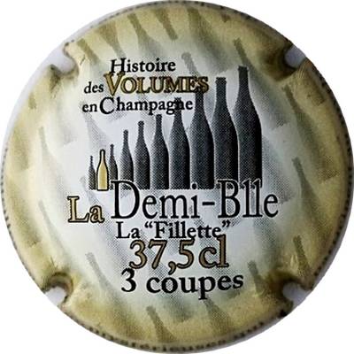 N°1302a Histoire des volumes en champagne 2 Demi bouteille
Photo Jacky MICHEL
