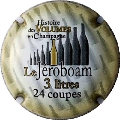 N°1302e Histoire des volumes en champagne 6 Jeroboam
Photo Jacky MICHEL
