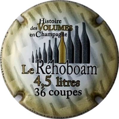 N°1302f Histoire des volumes en champagne 7 Réhoboam
Photo Jacky MICHEL
