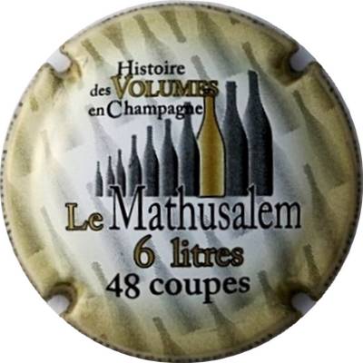 N°1302g Histoire des volumes en champagne 8 Mathusalem
Photo Jacky MICHEL
