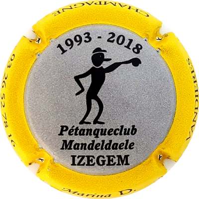 N°081 1993 - 2018 Petanqueclub Mandeldaele Izegem
Photo Bernard DUQUENNE
