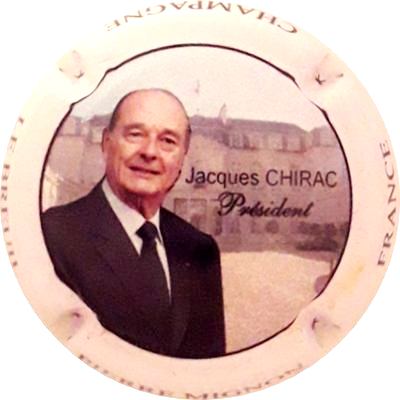N°150a Jacques Chirac, Contour blanc
Photo Martine PUPIN
