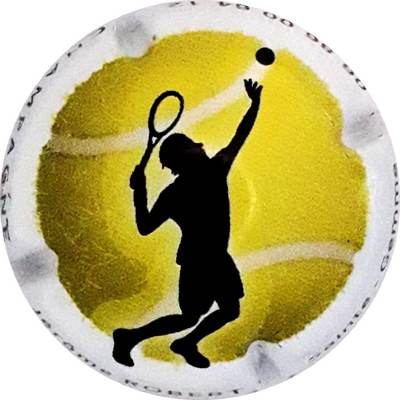 N°14 Série de 6 (sport) Tennis, contour blanc
Photo Martine PUPIN
